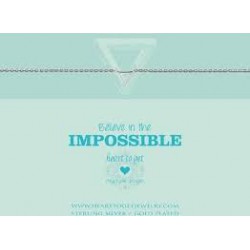 Heart to get bracelet - believe in the impossible - 601844