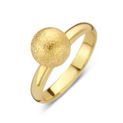 NAIOMY MOMENTS Zilveren ring, geel verguld - 605618