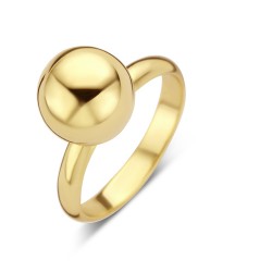 NAIOMY MOMENTS Zilveren ring, geel verguld - 605620