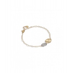 MARCO BICEGO LUNARIA - 18kt bicolor gouden armband met briljant 0.09ct - 609788