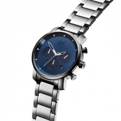 MVMT heren chrono uurwerk - Chrono Navy Silver - 605467