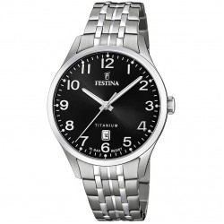 FESTINA Heren titanium uurwerk met batterij 5atm - 606722