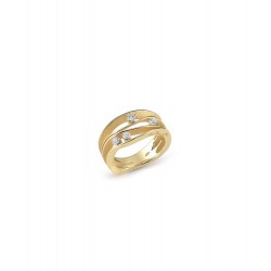 AnnaMaria Cammilli Dune - 18kt geel gouden ring met briljant 0.27ct - 610511