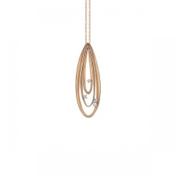 AnnaMaria Cammilli Dune 18kt witgouden halsketting met hanger en briljanten 0.45ct - 608289