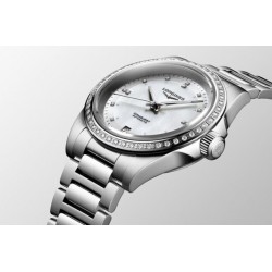 LONGINES Conquest dames uurwerk met briljant 0.44ct - 614387