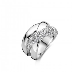NAIOMY - zilveren ring met zirconium - 614374