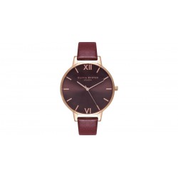 OLIVIA BURTON dames uurwerk met chocolate wijzerplaat - 602286