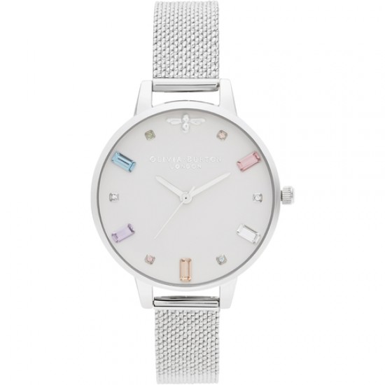 OLIVIA BURTON dimi silver dames uurwerk met batterij - 606232