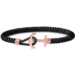 PAUL HEWITT anchor bracelet phrep lite rose gold black nylon - 603701