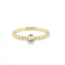 SWING JEWELS - 18kt geelgouden ring met zirconium - 611491
