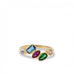 SWING JEWELS 18kt geel gouden ring met zirconium - 610979